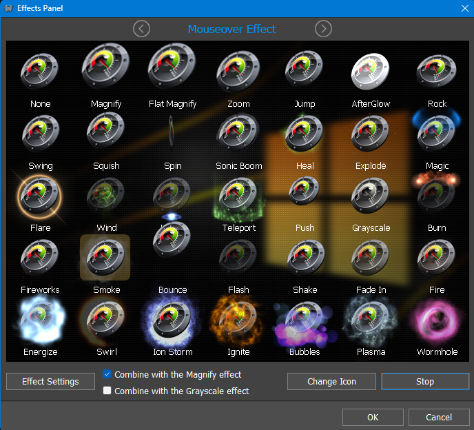 Effects Panel